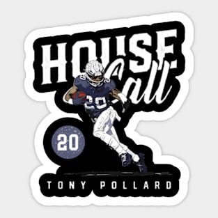 Tony Pollard Dallas House Call Sticker